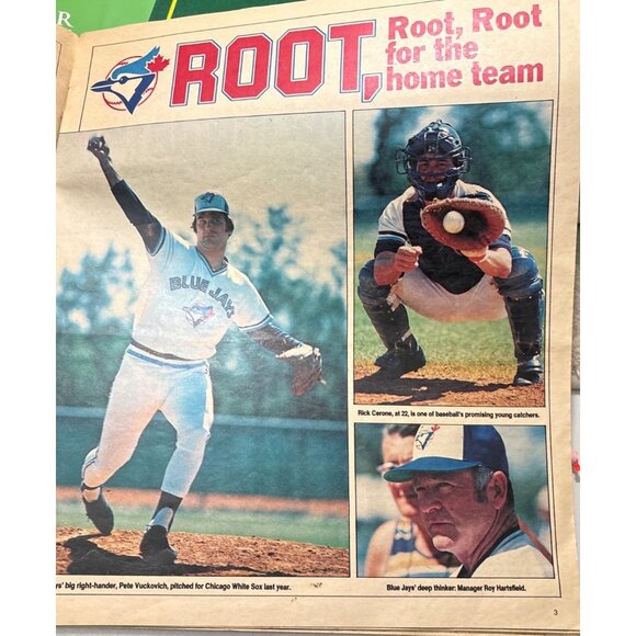 Toronto Blue Jays Play Ball The Toronto Star April 6 1977 Special Edition Vtg - Picture 4 of 7